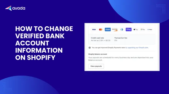 Change Verified Bank Account Information